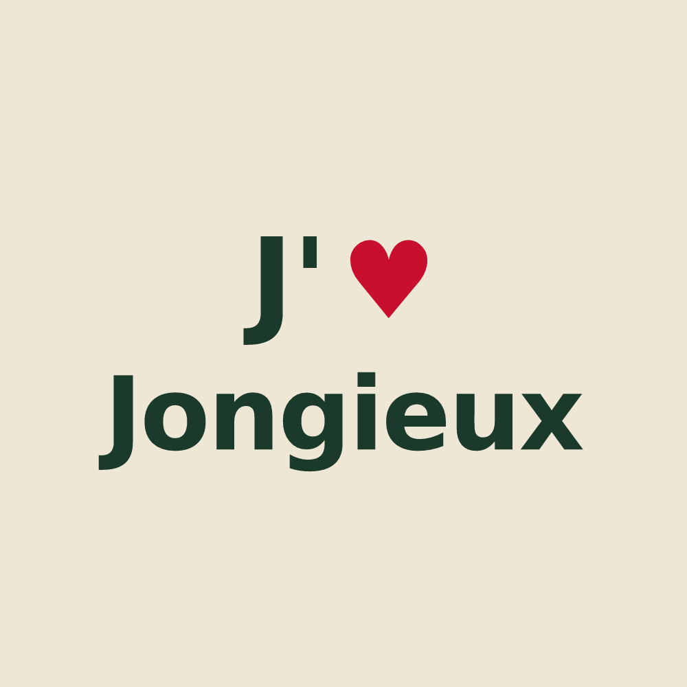 Tote bag personnalisé Jongieux — design J'aime Jongieux