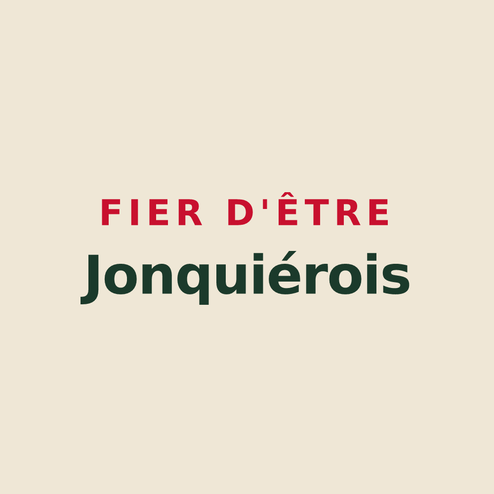 Tote bag « Fier d'être Jonquiérois » — design pour Jonquières