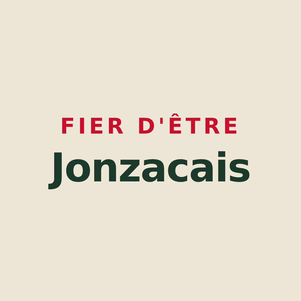 Tote bag « Fier d'être Jonzacais » — design pour Jonzac