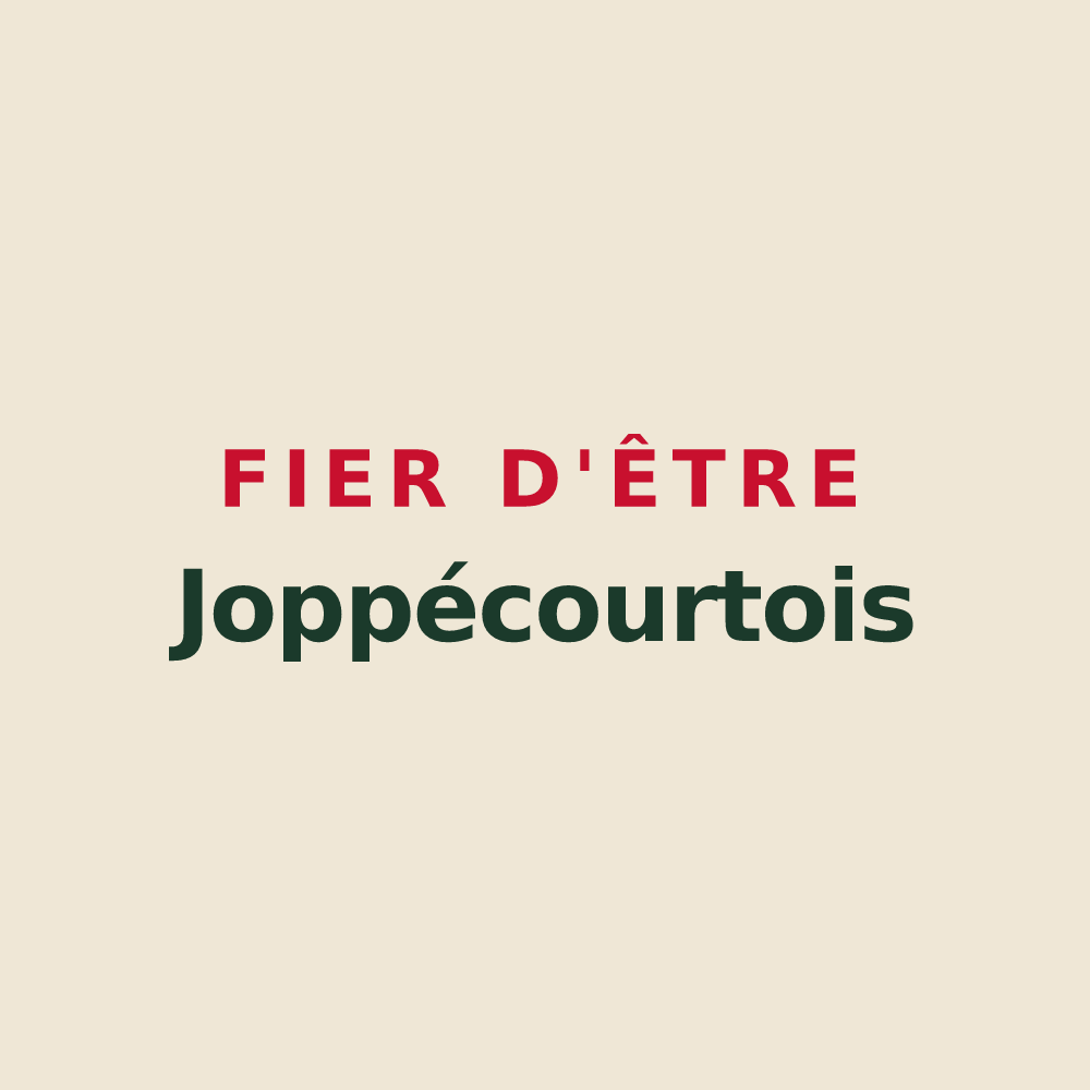 Tote bag « Fier d'être Joppécourtois » — design pour Joppécourt