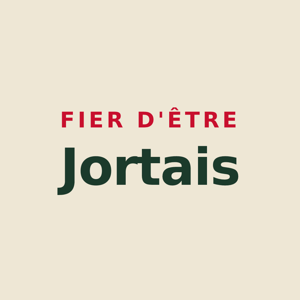 Tote bag « Fier d'être Jortais » — design pour Jort