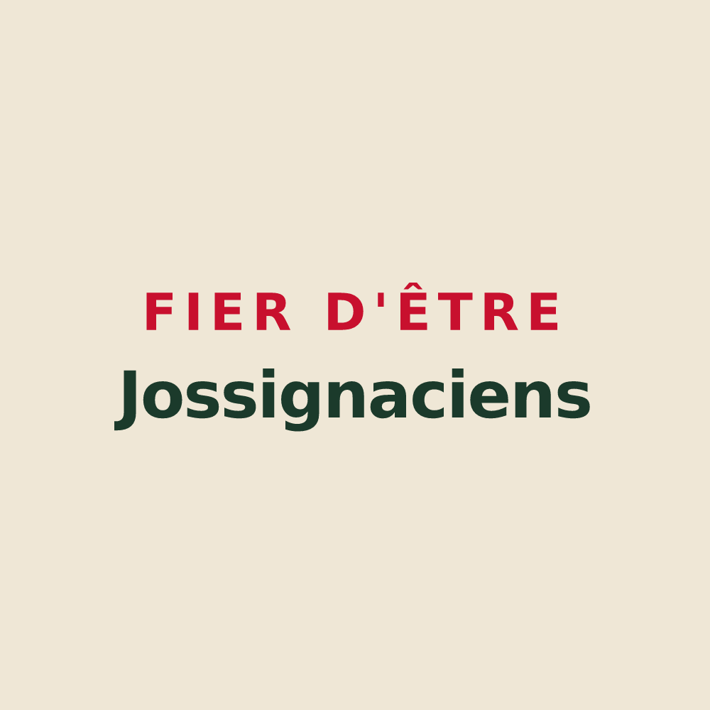 Tote bag « Fier d'être Jossignaciens » — design pour Jossigny