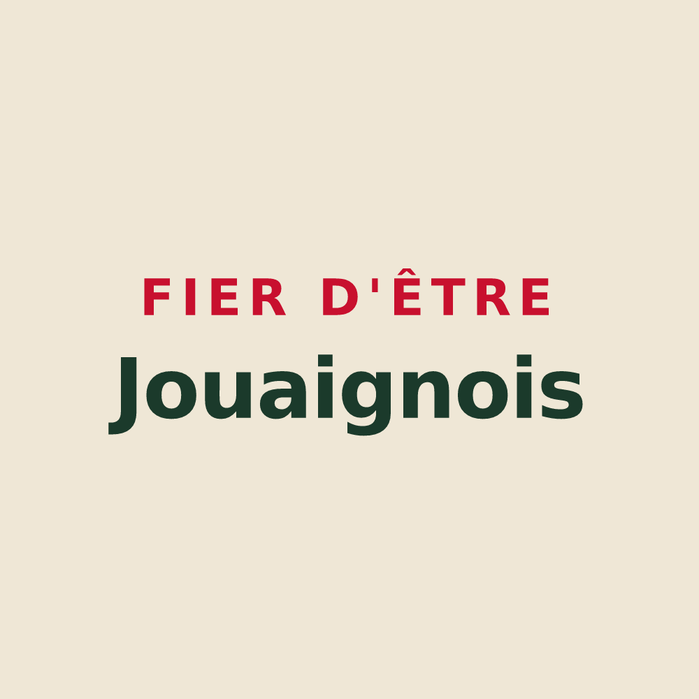 Tote bag « Fier d'être Jouaignois » — design pour Jouaignes
