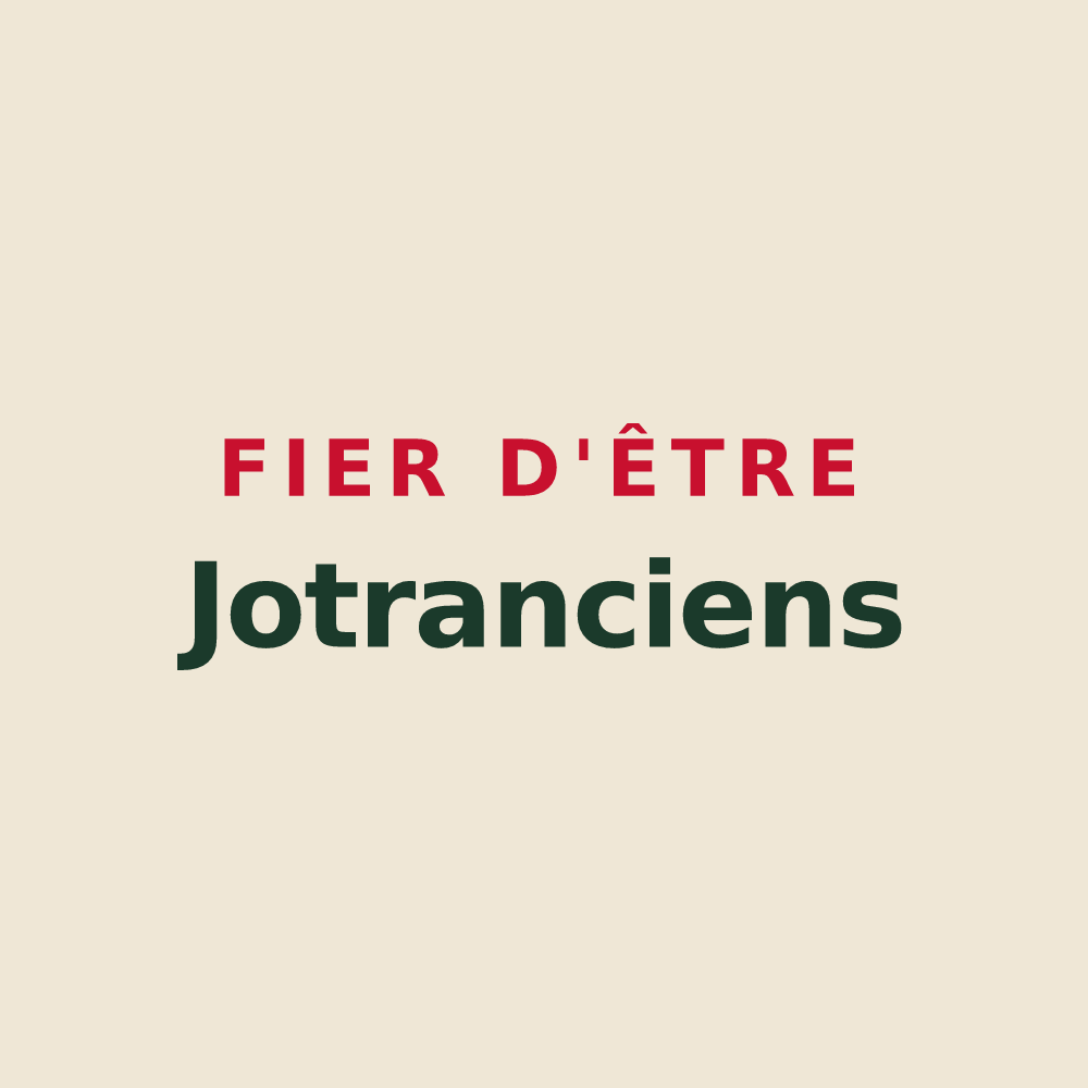 Tote bag « Fier d'être Jotranciens » — design pour Jouarre