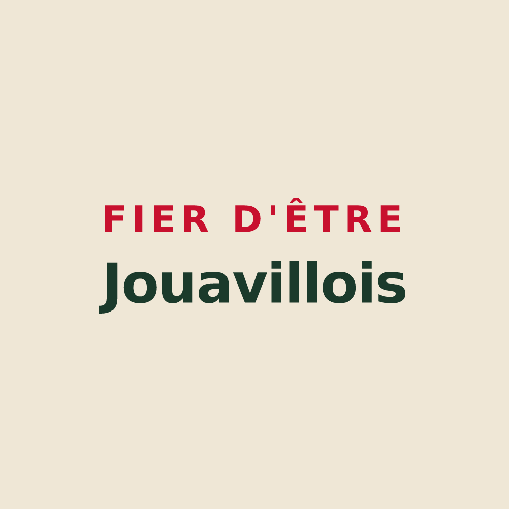 Tote bag « Fier d'être Jouavillois » — design pour Jouaville
