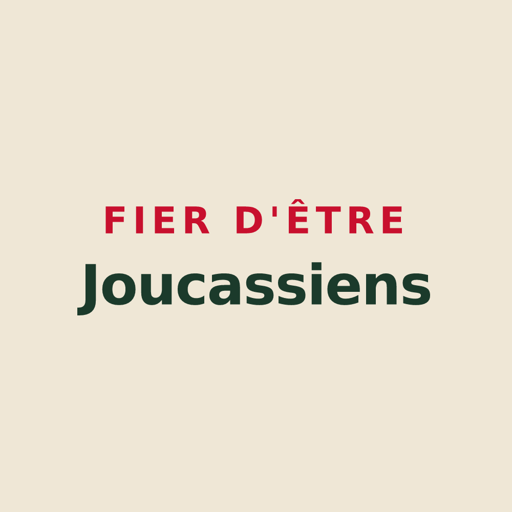 Tote bag « Fier d'être Joucassiens » — design pour Joucas