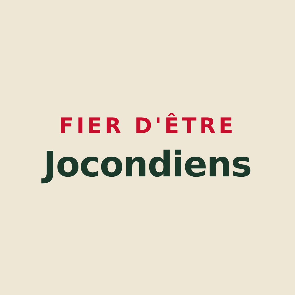 Tote bag « Fier d'être Jocondiens » — design pour Joué-lès-Tours