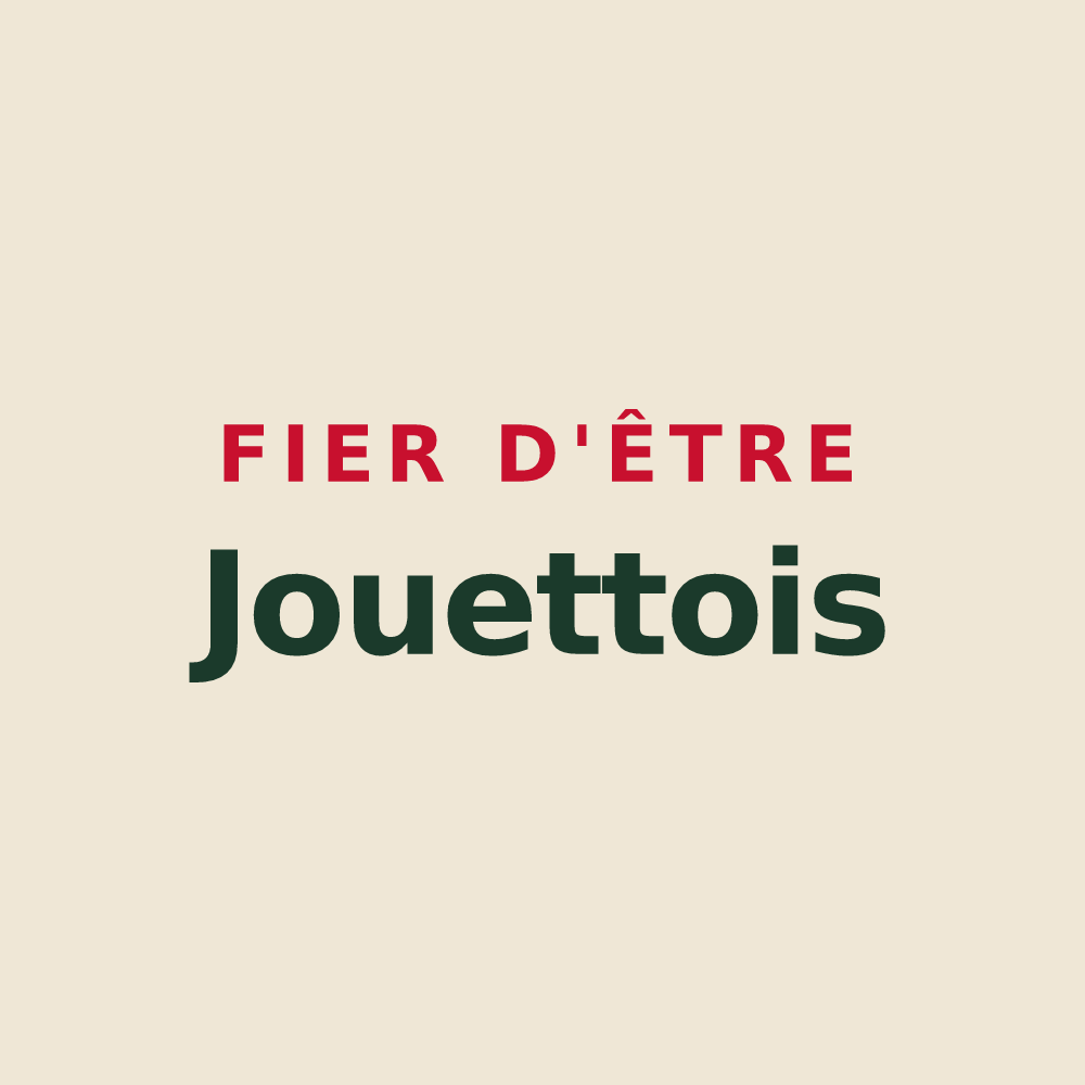 Tote bag « Fier d'être Jouettois » — design pour Jouet-sur-l'Aubois