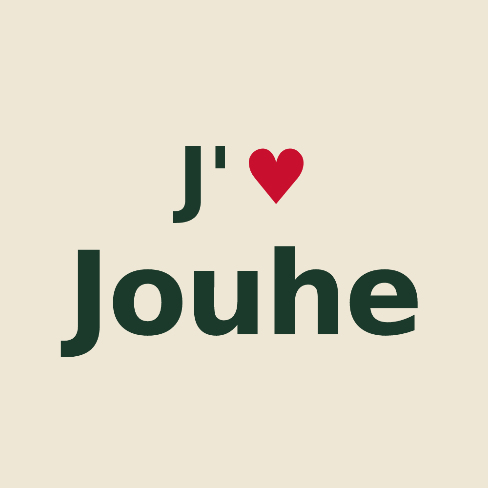Tote bag personnalisé Jouhe — design J'aime Jouhe