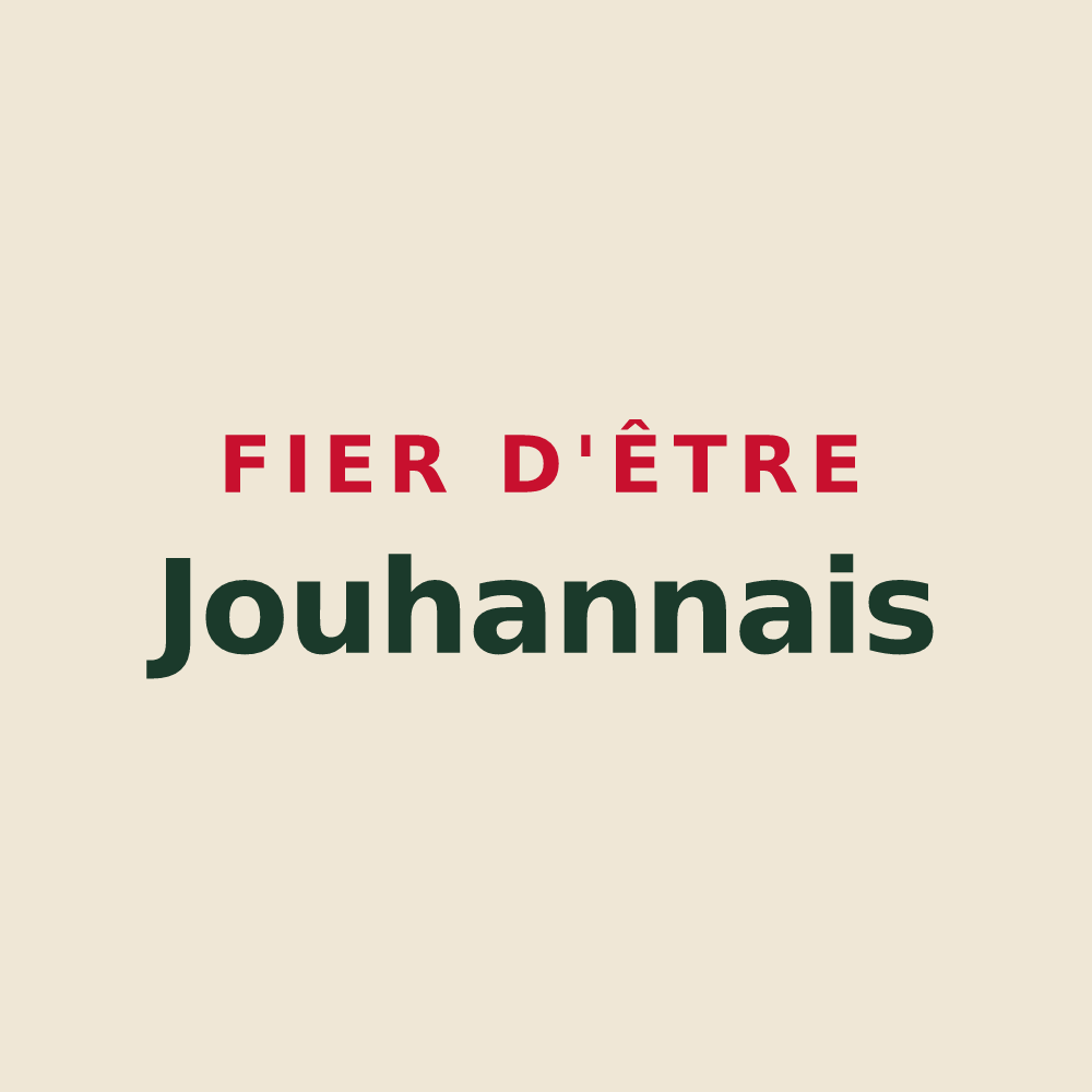Tote bag « Fier d'être Jouhannais » — design pour Jouhe