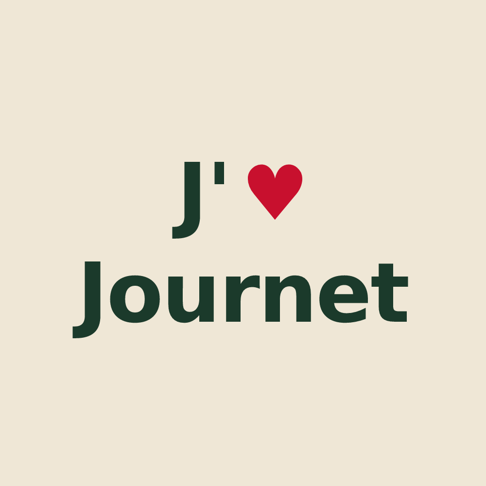Tote bag personnalisé Journet — design J'aime Journet
