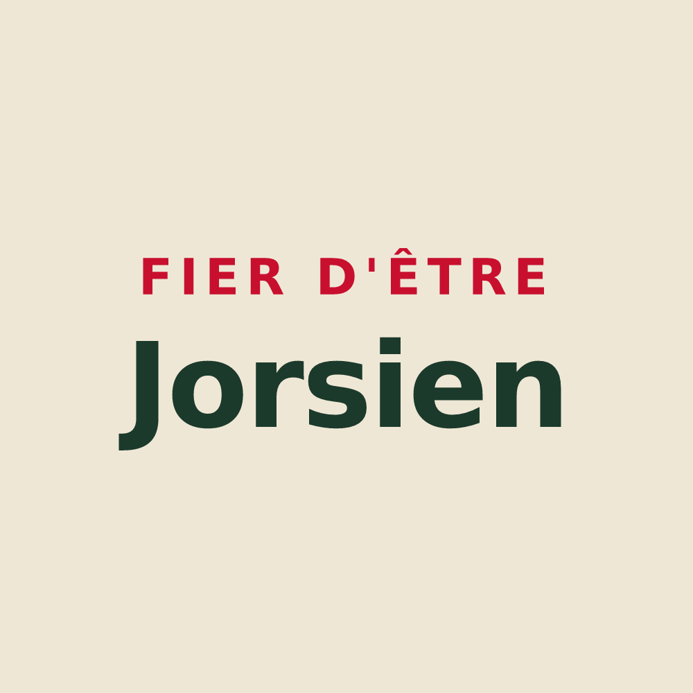 Tote bag « Fier d'être Jorsien » — design pour Jours-lès-Baigneux