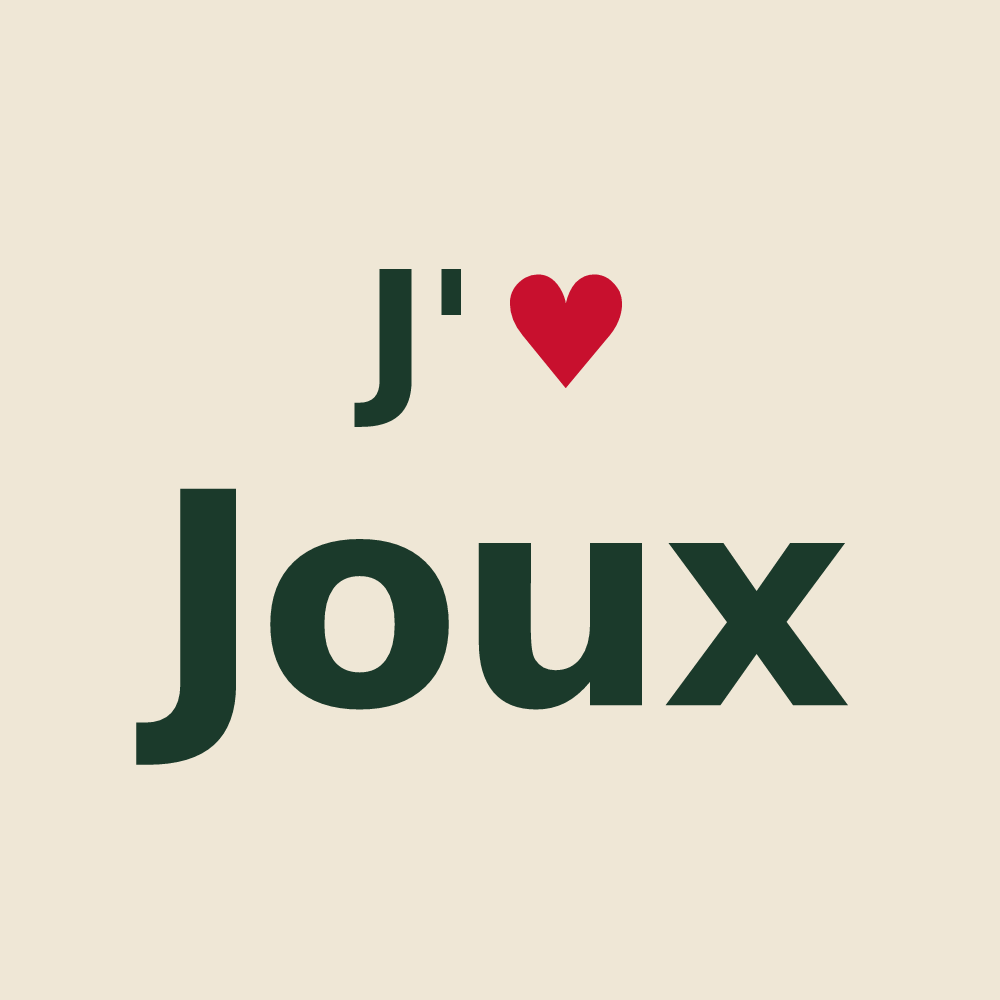 Tote bag personnalisé Joux — design J'aime Joux