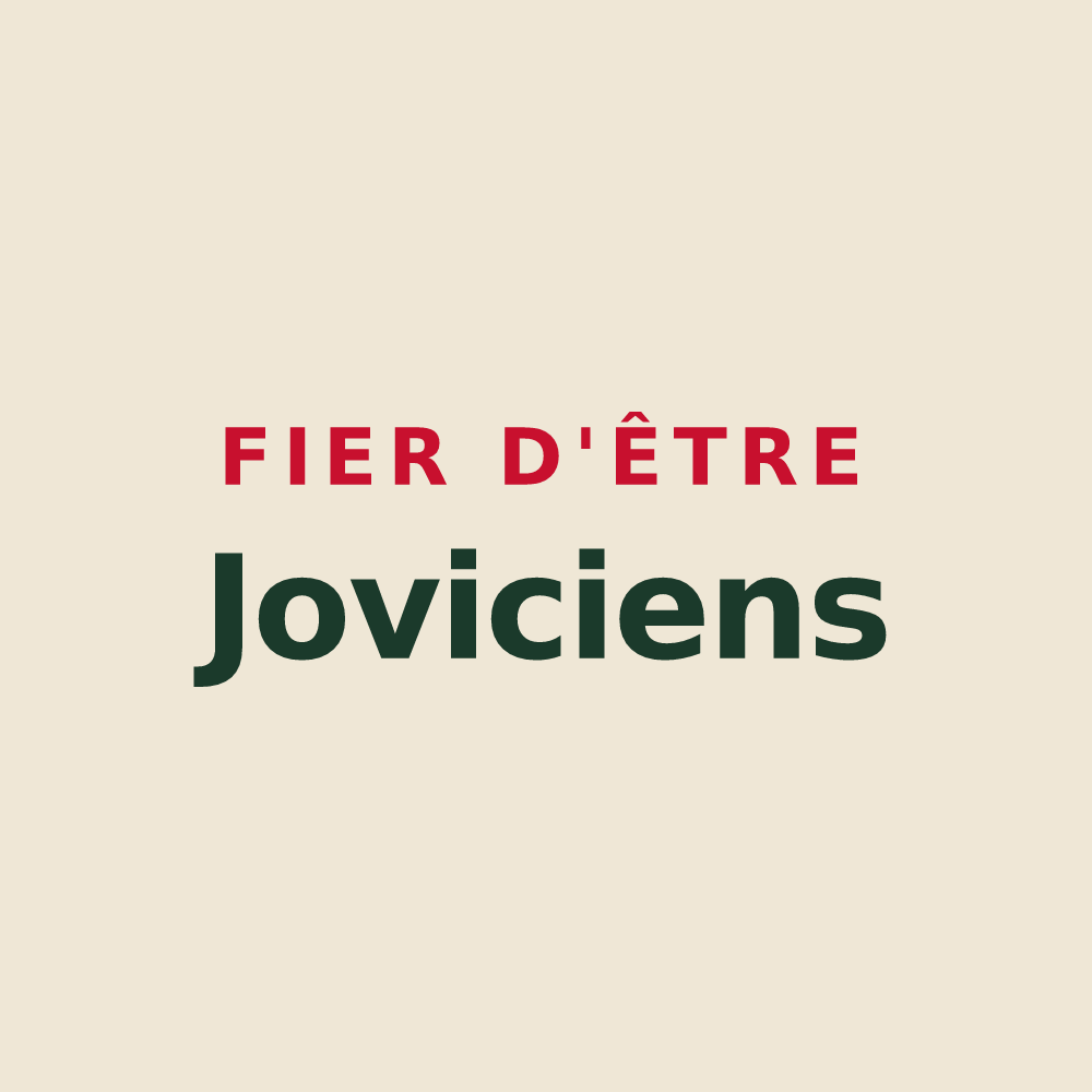 Tote bag « Fier d'être Joviciens » — design pour Jouy-en-Pithiverais