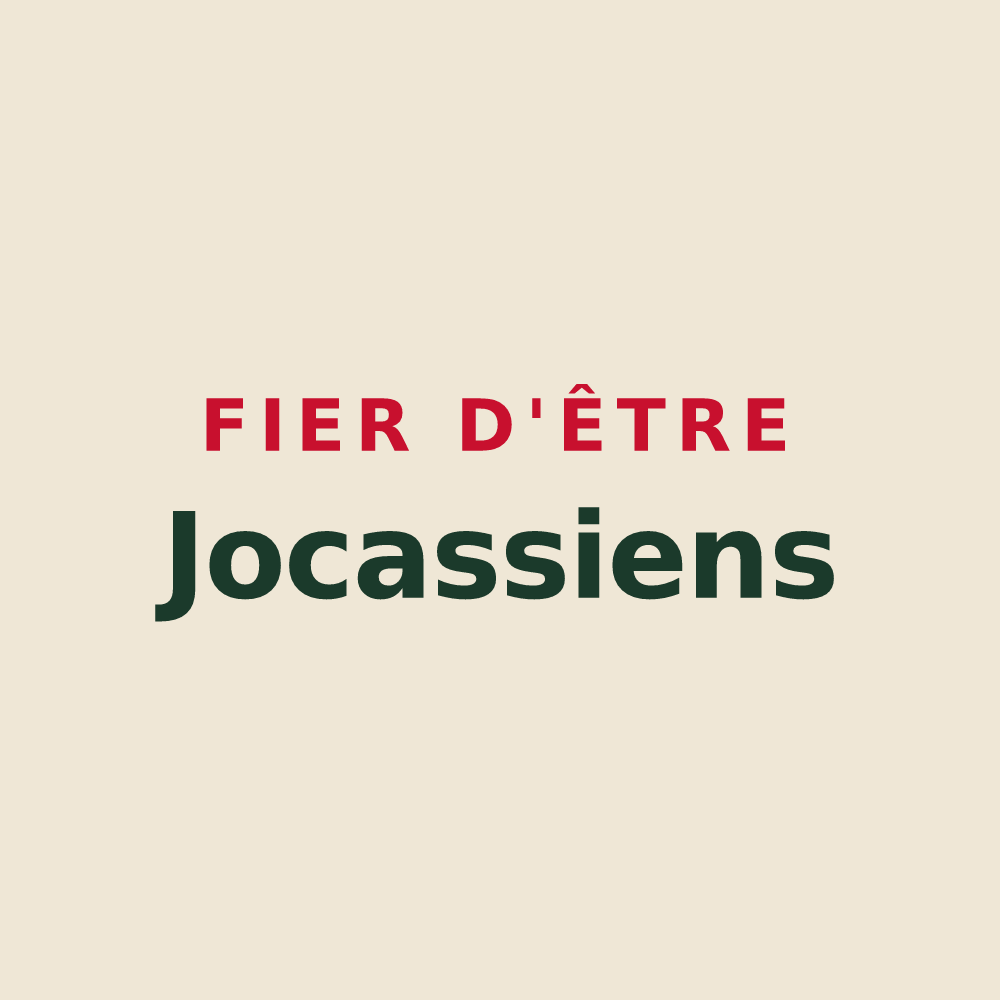 Tote bag « Fier d'être Jocassiens » — design pour Jouy-le-Moutier