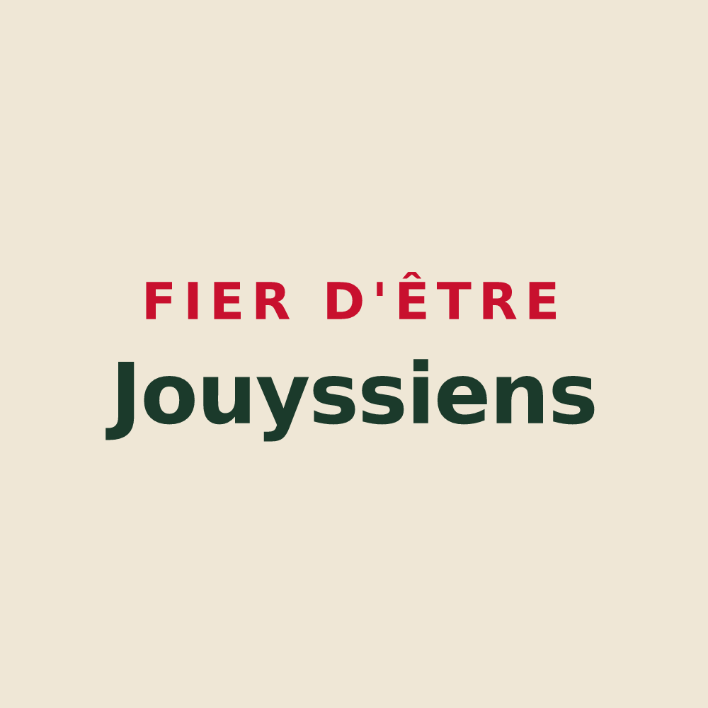 Tote bag « Fier d'être Jouyssiens » — design pour Jouy-sur-Morin