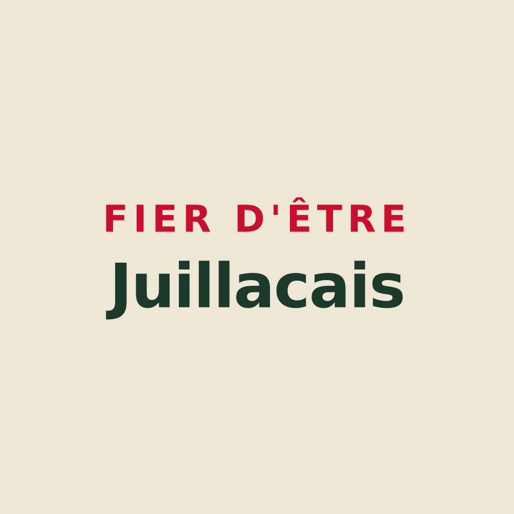 Tote bag « Fier d'être Juillacais » — design pour Juillac-le-Coq