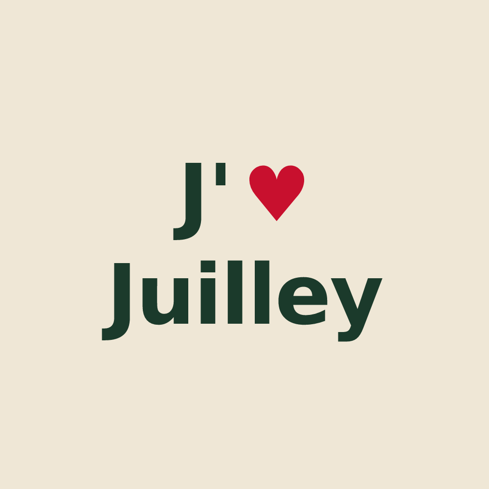 Tote bag personnalisé Juilley — design J'aime Juilley