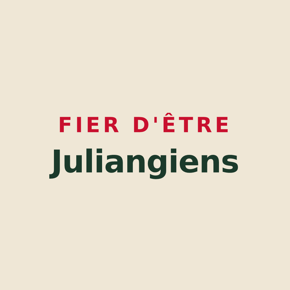 Tote bag « Fier d'être Juliangiens » — design pour Julianges