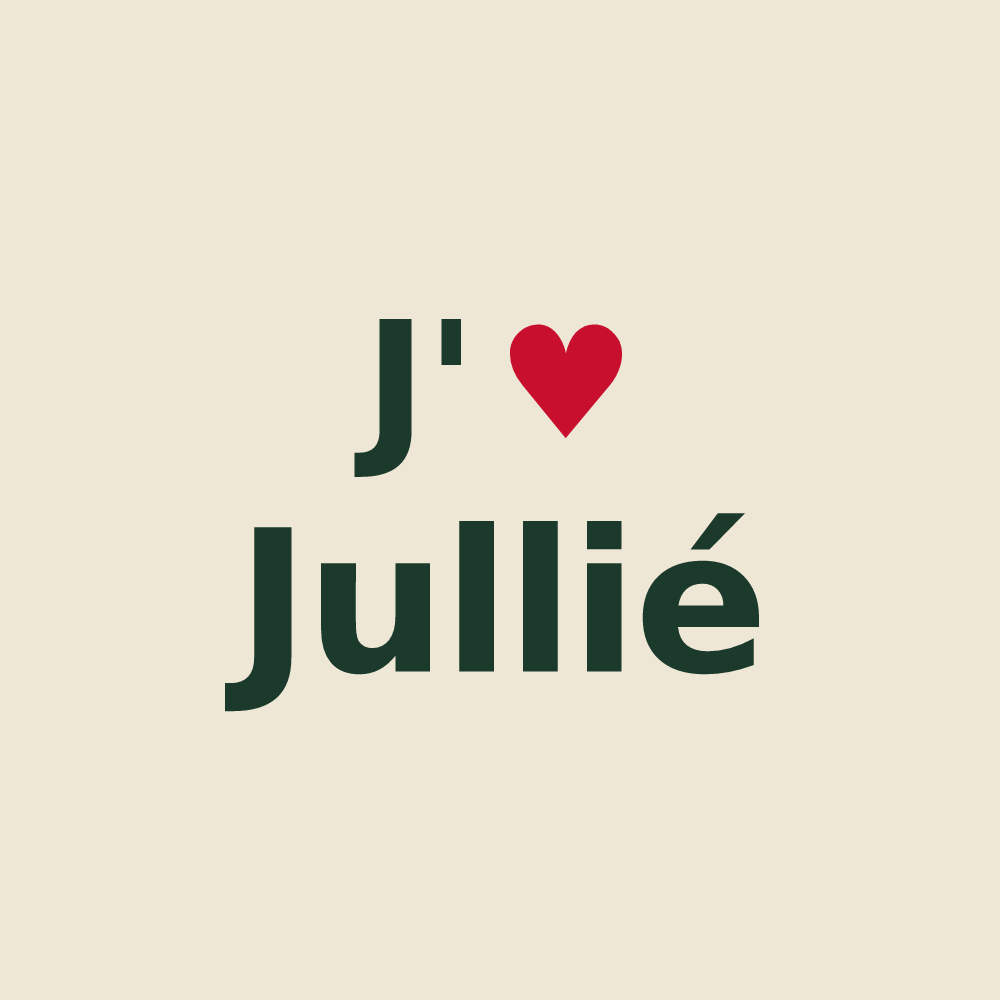 Tote bag personnalisé Jullié — design J'aime Jullié