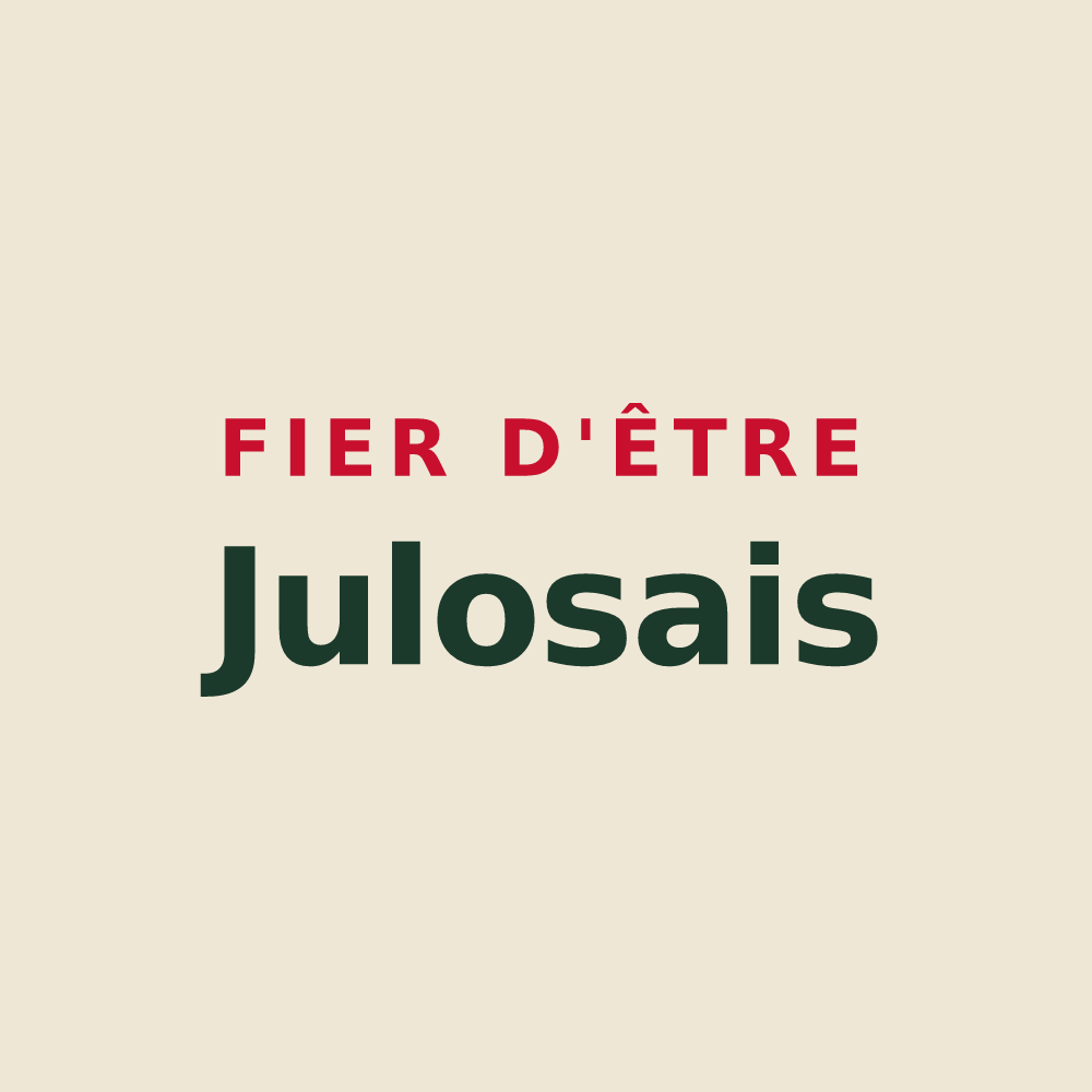 Tote bag « Fier d'être Julosais » — design pour Julos