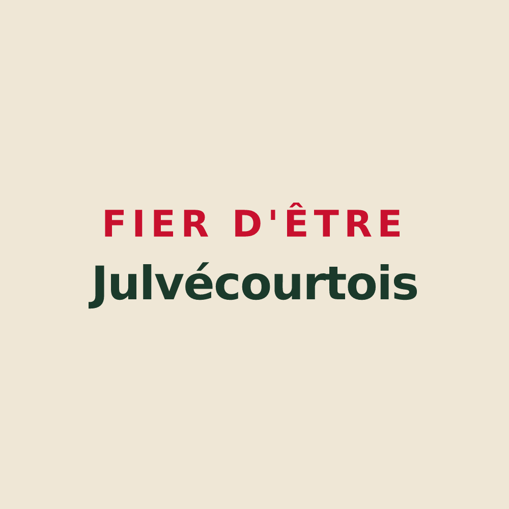 Tote bag « Fier d'être Julvécourtois » — design pour Julvécourt