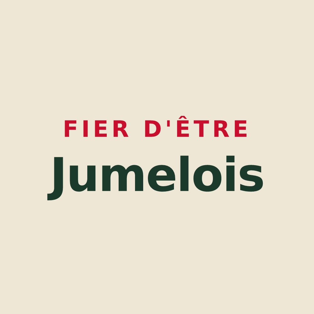 Tote bag « Fier d'être Jumelois » — design pour Jumel