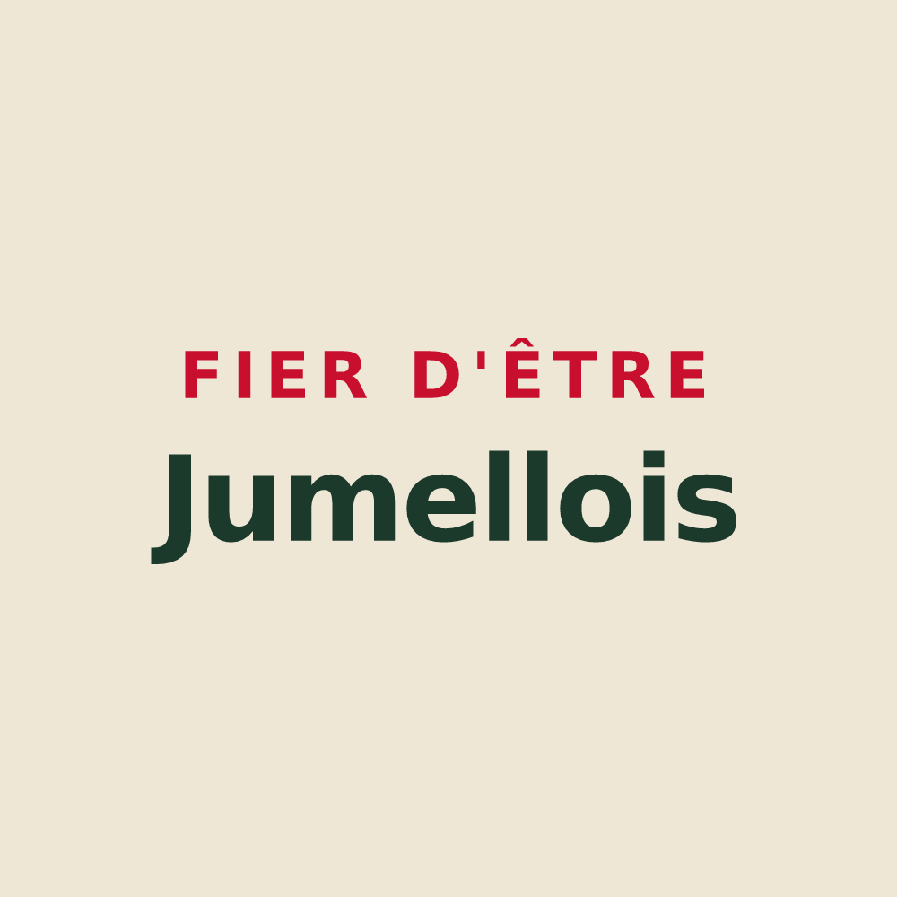 Tote bag « Fier d'être Jumellois » — design pour Jumelles