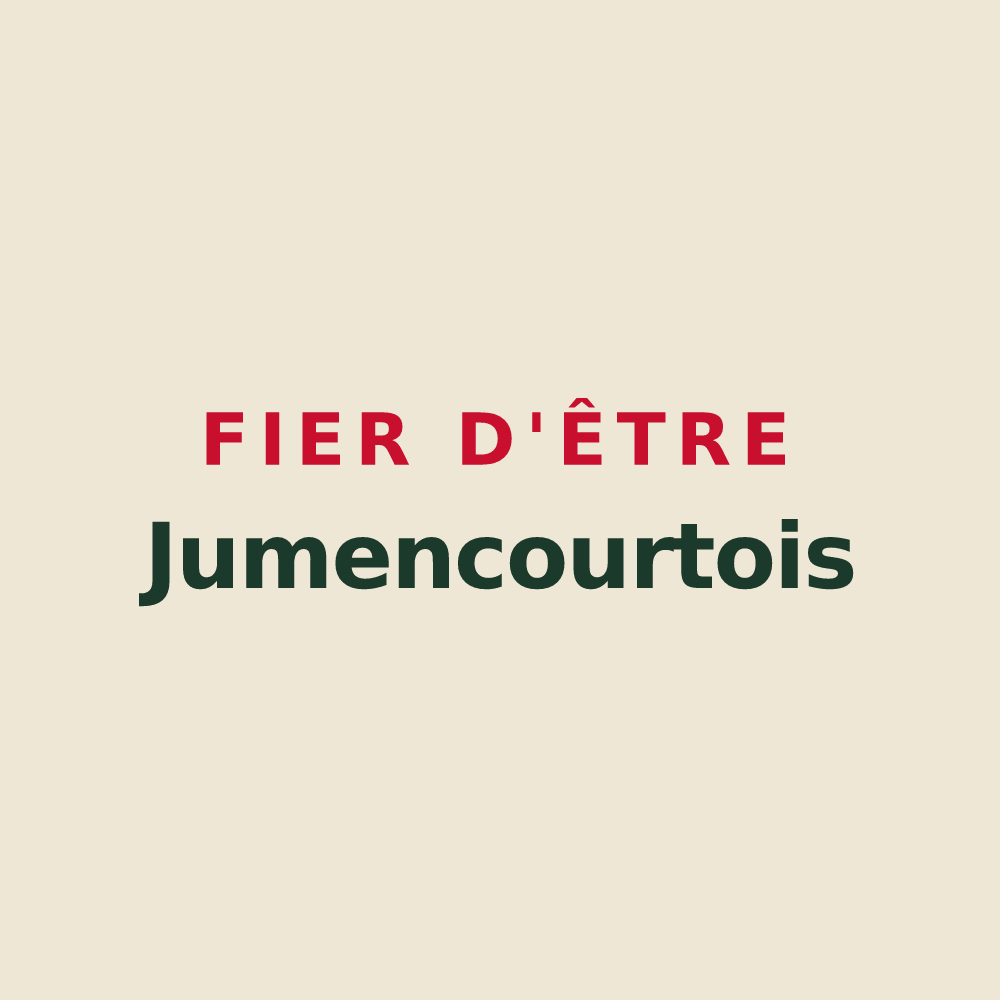 Tote bag « Fier d'être Jumencourtois » — design pour Jumencourt