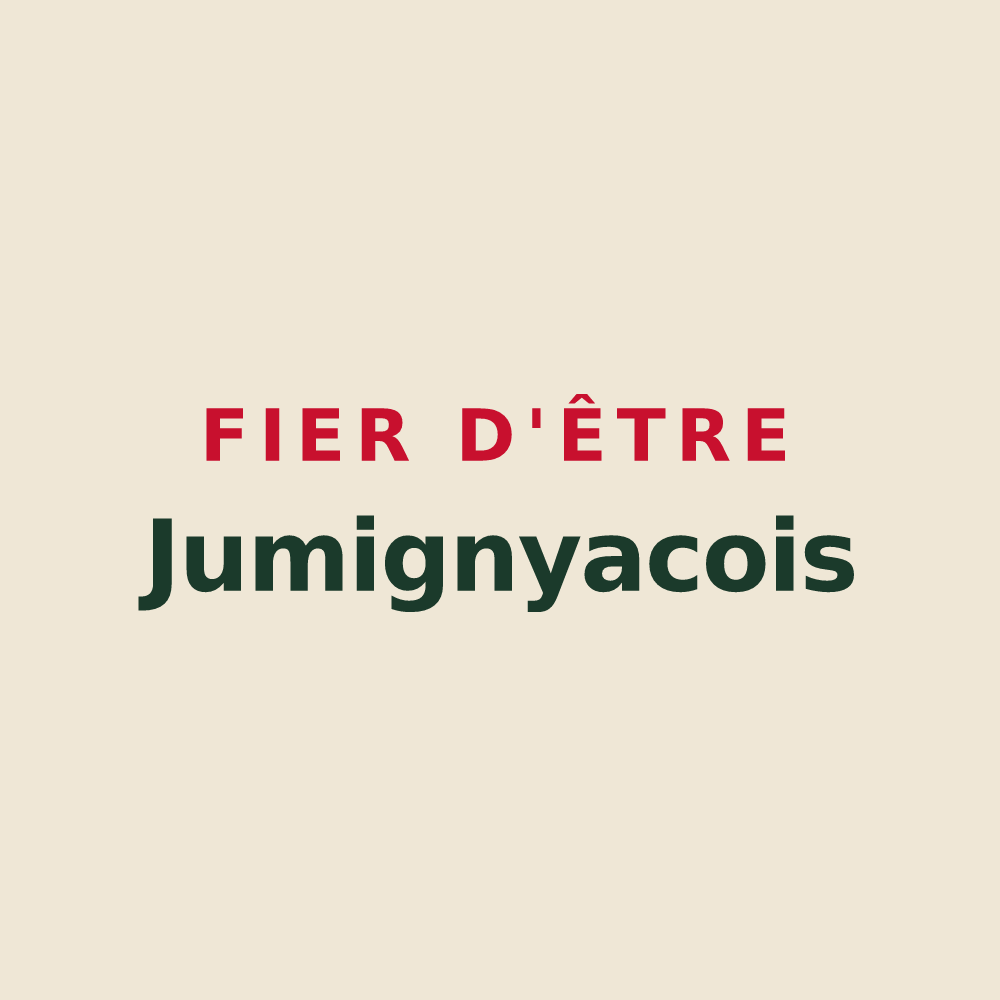 Tote bag « Fier d'être Jumignyacois » — design pour Jumigny