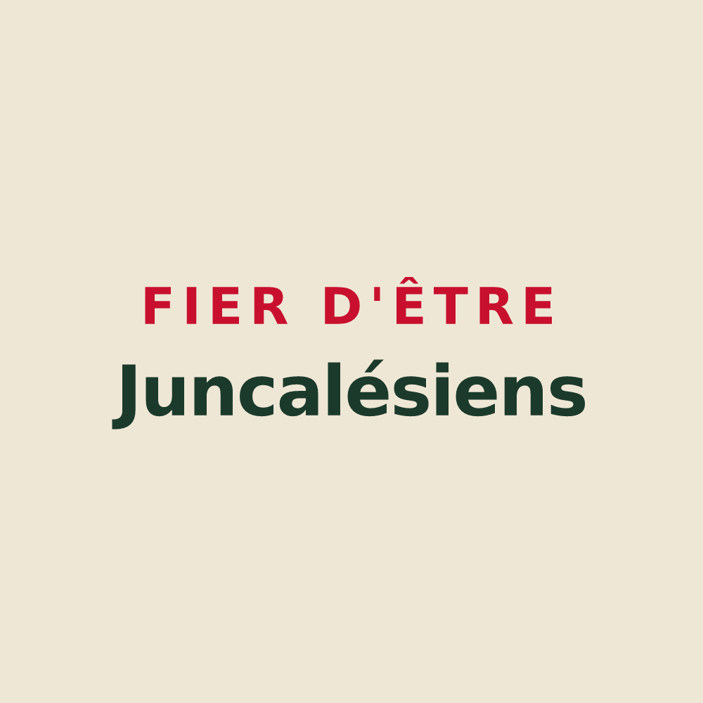 Tote bag « Fier d'être Juncalésiens » — design pour Juncalas