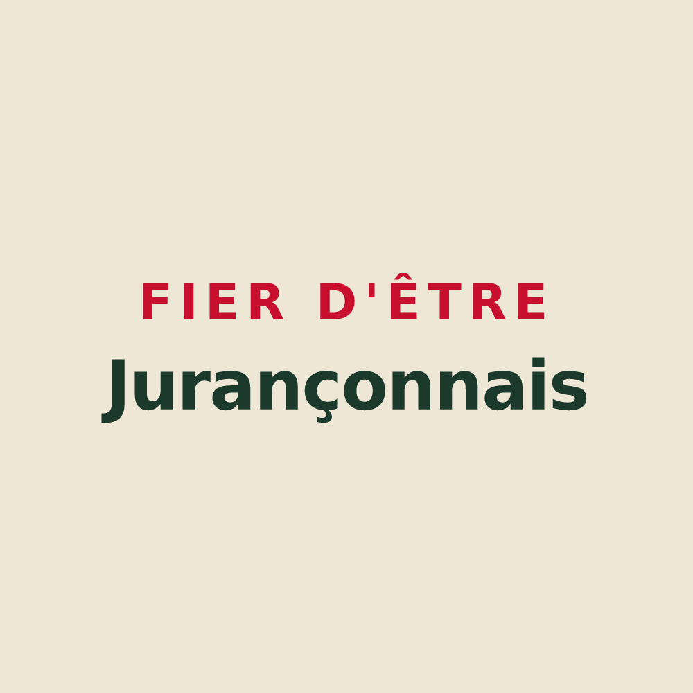 Tote bag « Fier d'être Jurançonnais » — design pour Jurançon