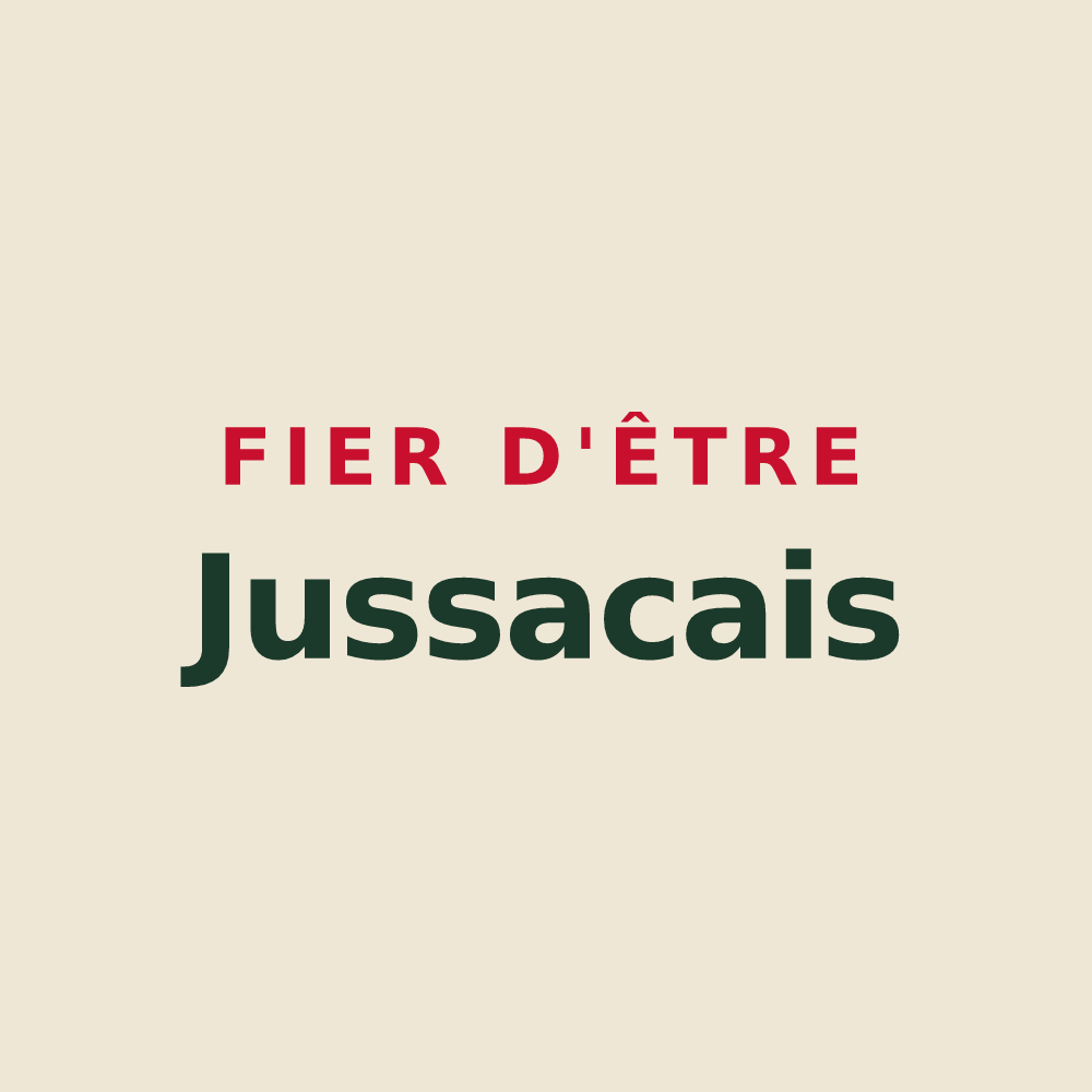 Tote bag « Fier d'être Jussacais » — design pour Jussas