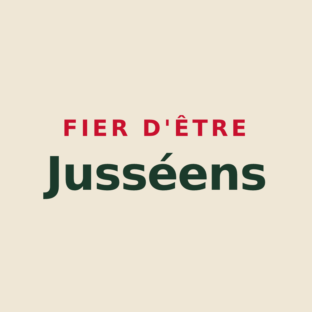 Tote bag « Fier d'être Jusséens » — design pour Jussey