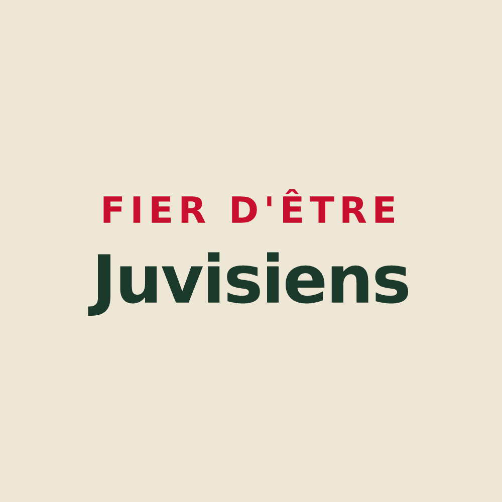Tote bag « Fier d'être Juvisiens » — design pour Juvisy-sur-Orge