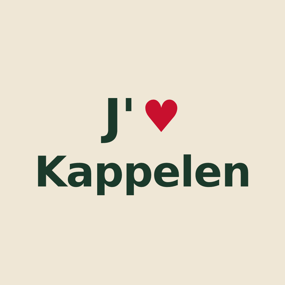 Tote bag personnalisé Kappelen — design J'aime Kappelen