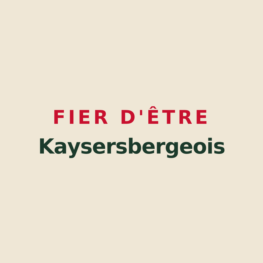 Tote bag « Fier d'être Kaysersbergeois » — design pour Kaysersberg Vignoble