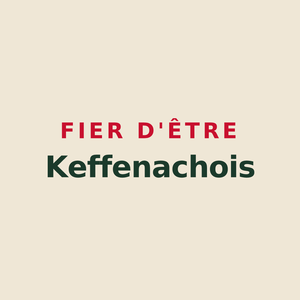 Tote bag « Fier d'être Keffenachois » — design pour Keffenach
