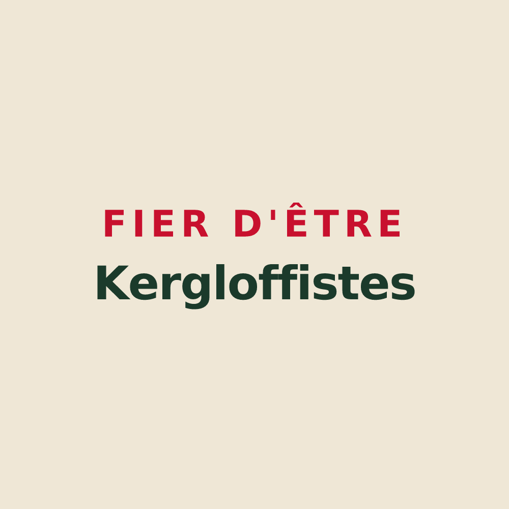 Tote bag « Fier d'être Kergloffistes » — design pour Kergloff