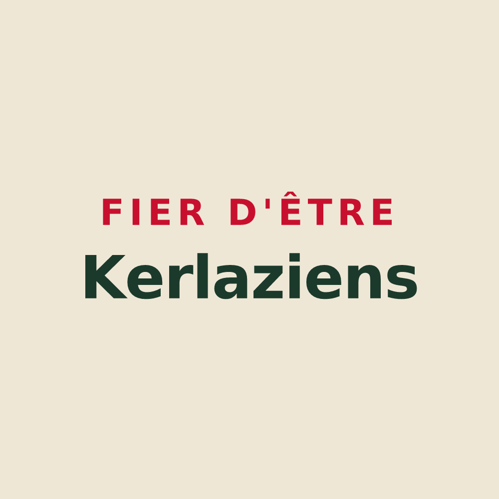 Tote bag « Fier d'être Kerlaziens » — design pour Kerlaz