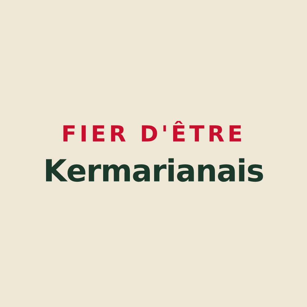 Tote bag « Fier d'être Kermarianais » — design pour Kermaria-Sulard