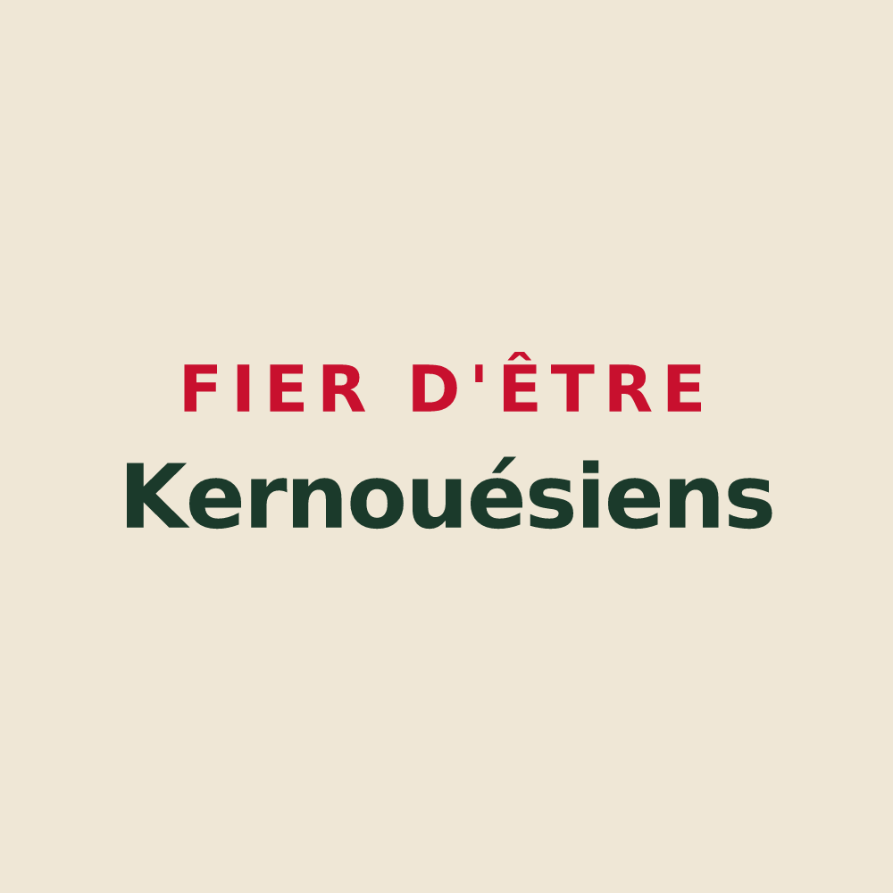 Tote bag « Fier d'être Kernouésiens » — design pour Kernouës