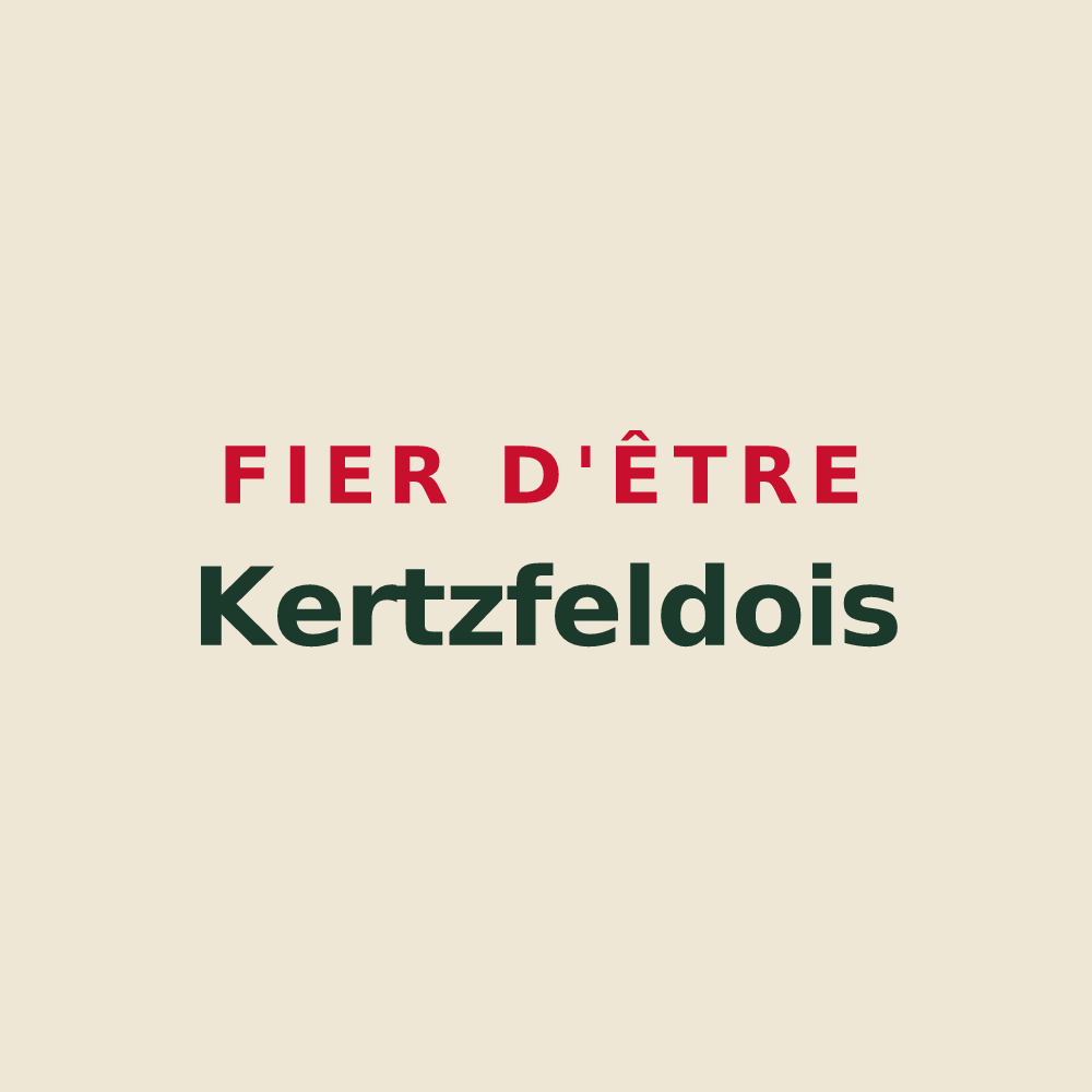Tote bag « Fier d'être Kertzfeldois » — design pour Kertzfeld