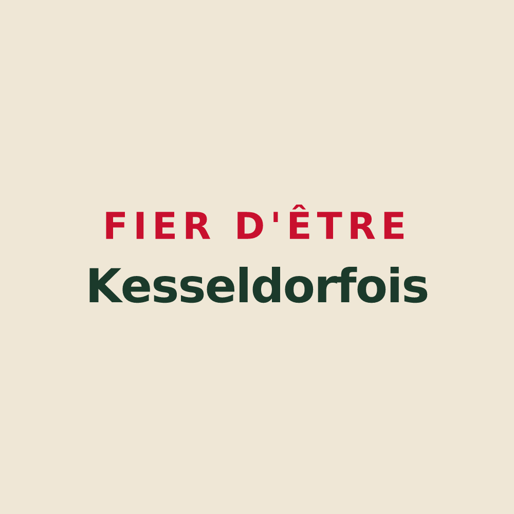 Tote bag « Fier d'être Kesseldorfois » — design pour Kesseldorf