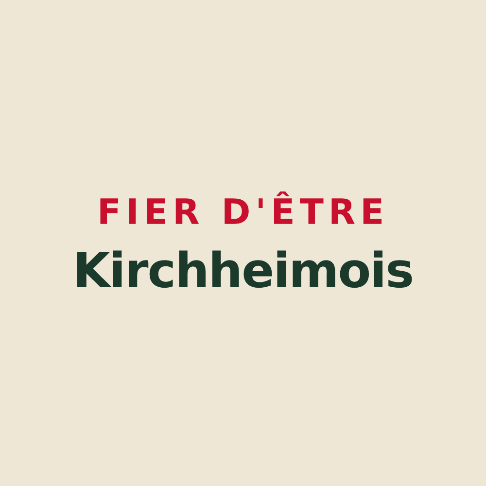 Tote bag « Fier d'être Kirchheimois » — design pour Kirchheim