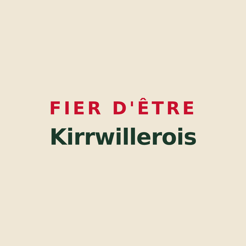 Tote bag « Fier d'être Kirrwillerois » — design pour Kirrwiller