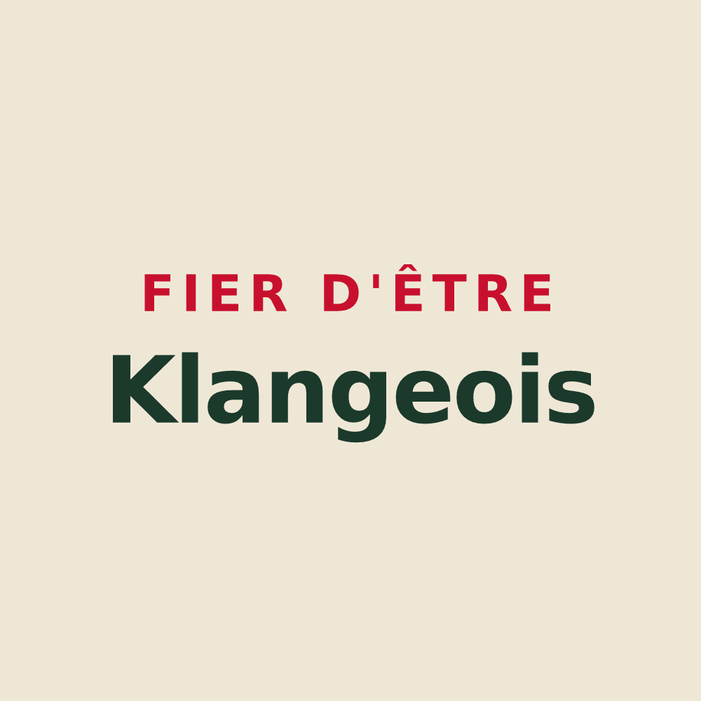 Tote bag « Fier d'être Klangeois » — design pour Klang