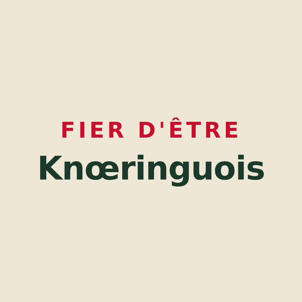 Tote bag « Fier d'être Knœringuois » — design pour Knœringue