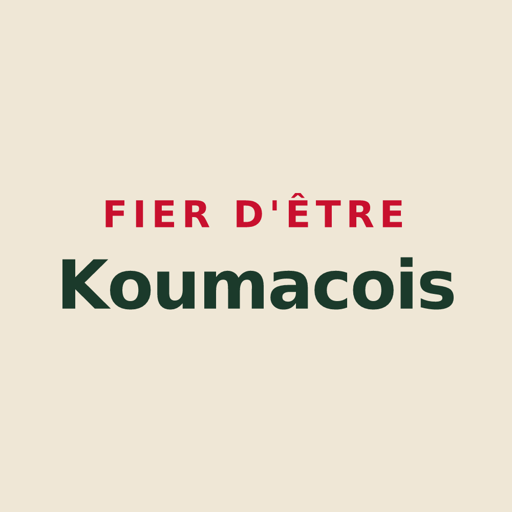 Tote bag « Fier d'être Koumacois » — design pour Koumac