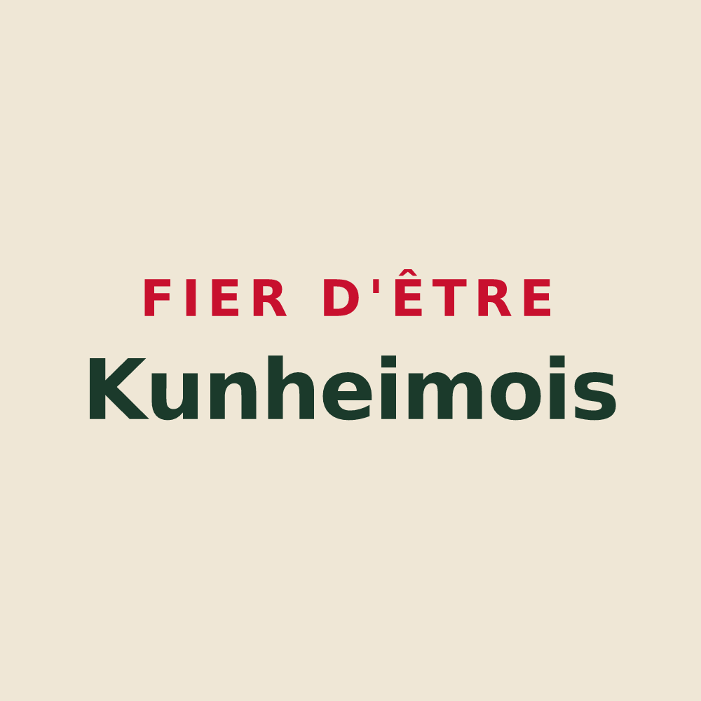 Tote bag « Fier d'être Kunheimois » — design pour Kunheim